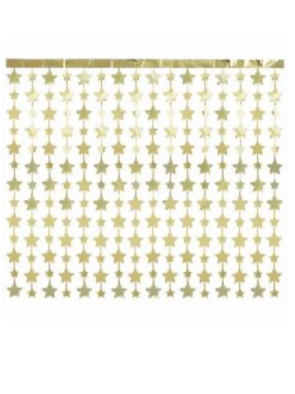 321 Party Foil Star Photo Booth Backdrop + Adhesive for Hanging *NEW*